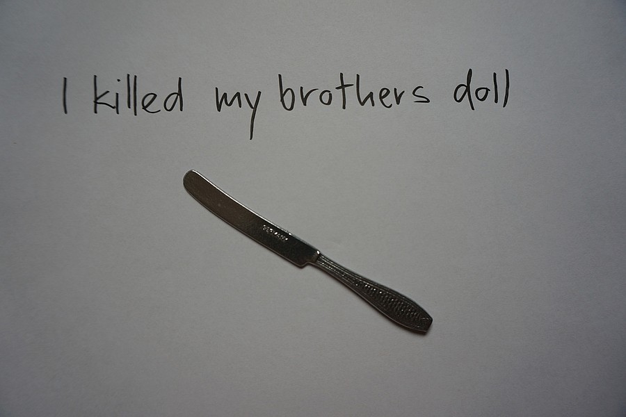 I killed my brother's doll
